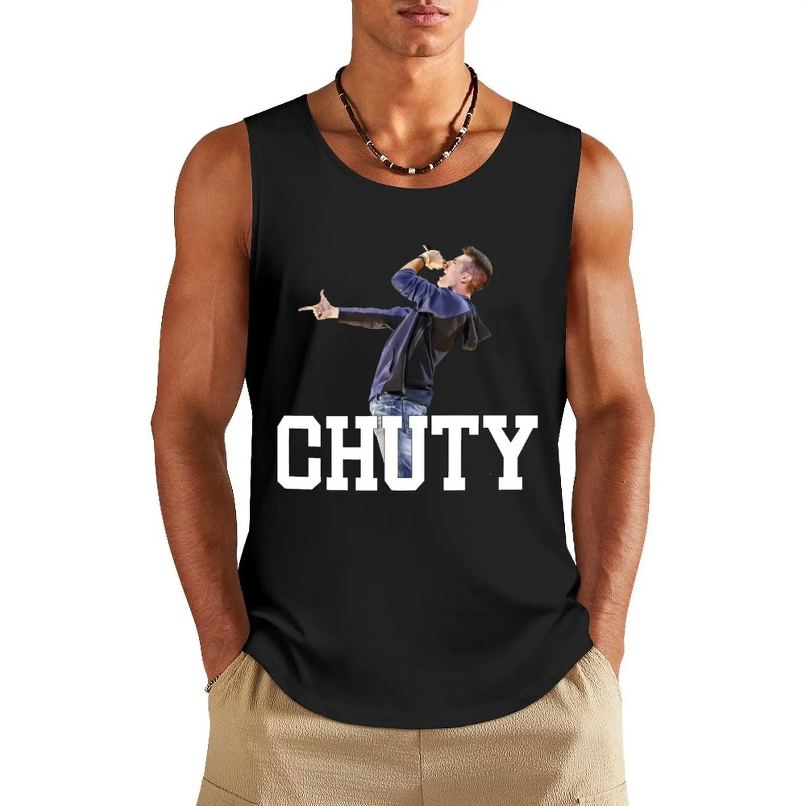 

Chuty - ESP- FMS SPAIN - URBAN ROOSTERS 2023 Tank Top sleeveless gym shirt man fitness T-shirt male