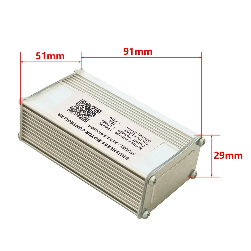 

Nulkomma Ebike Brushless Motor Controller X863-AAM009A 36/48V 18A for KDS Protocol Electric Scooters MTB Fat Bikes Accessories