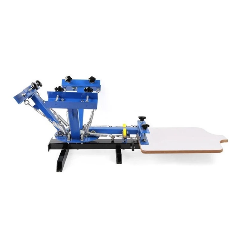Manual Screen Printing Machine 4-Color Single-Station Eco-Friendly Bag Screen Printing Multi-Purpose Multi-Color (Customized)