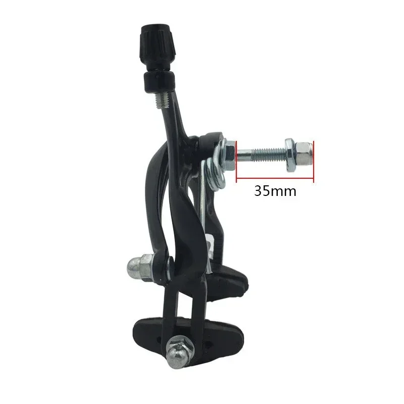 Bicycle Brake 61-79mm Long-reach Rear & Front C Caliper Brake Set Bike Side Pull Polished Bicycle Caliper C Brake Caliper 2024