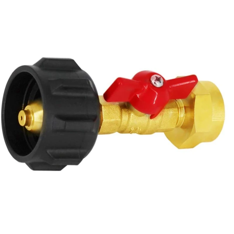 QCC1 Propane Refill Adapter For 1Lb Propane Bottle Tank From 20-40LBS Cylinder With Shut Off On/Off Controller Promotion