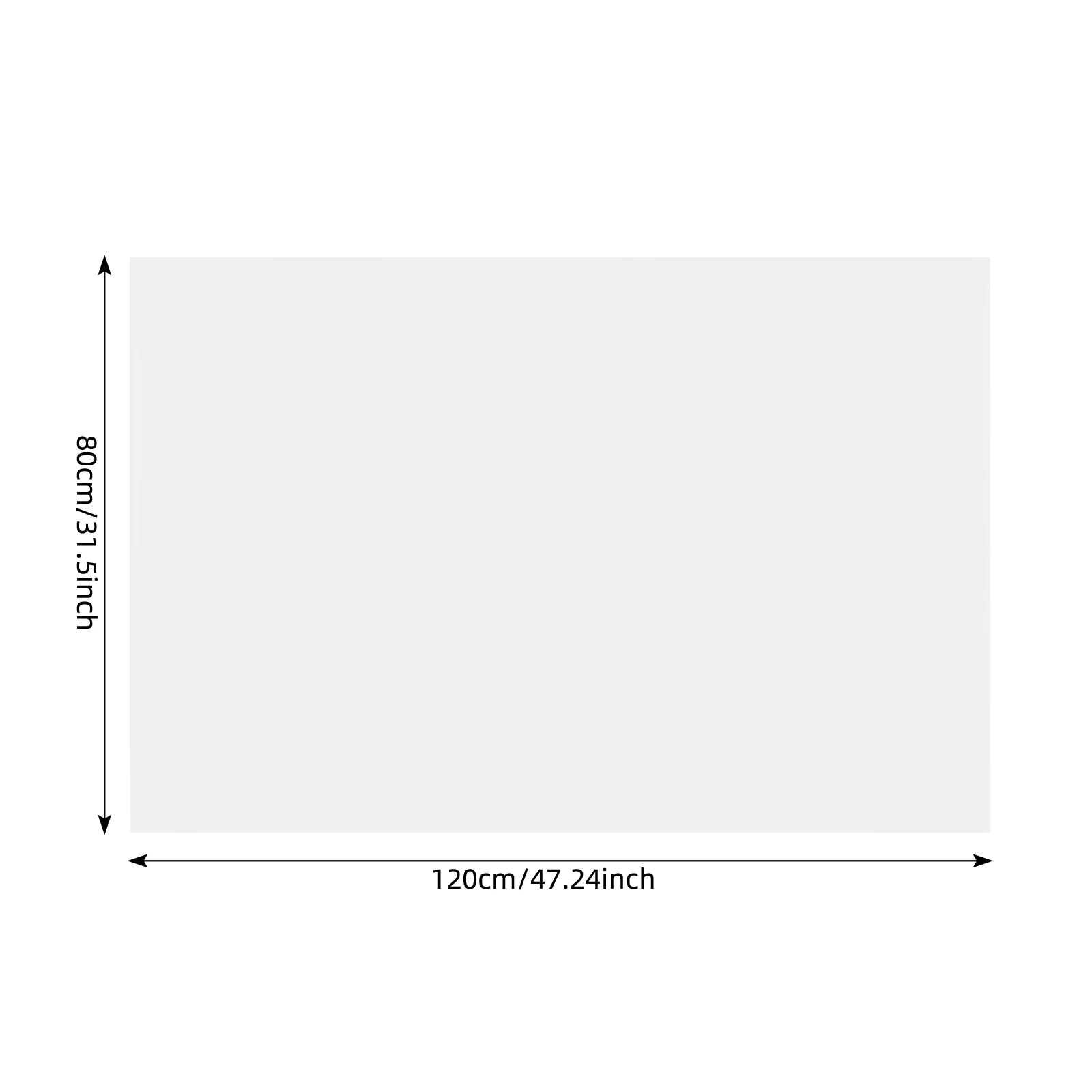 ملصق سبورة بيضاء مغناطيسية، سهل التركيب والإزالة، فيلم سبورة بيضاء ذاتي اللصق، لوح مسح جاف للمكتب 80 × 120 سم #6