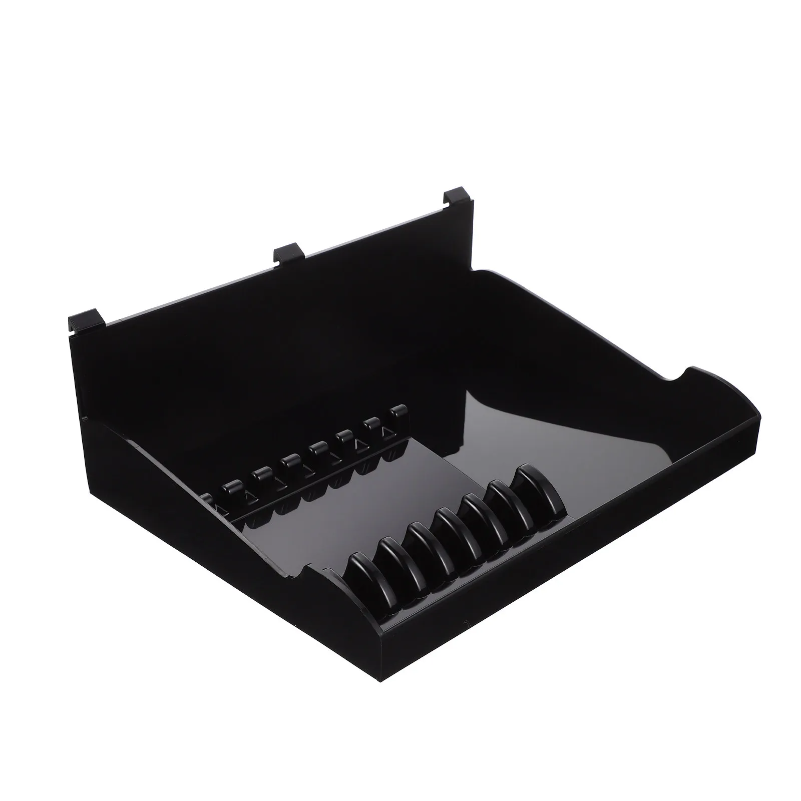 

Professional Hairdressing Tool Organizer Rack for Scissors Combs Clippers ABS Storage Box Salon Shear Holder Stand