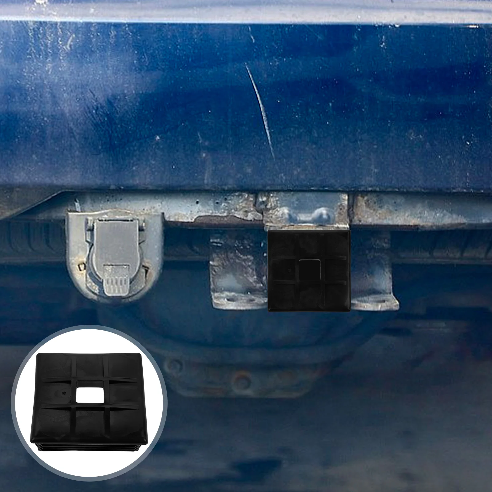 

Bumper Cover 4 Inch Square Cap for Rv Travel Trailers Camper Parts Sewer Hose Plug Plastic Accessories End Caps