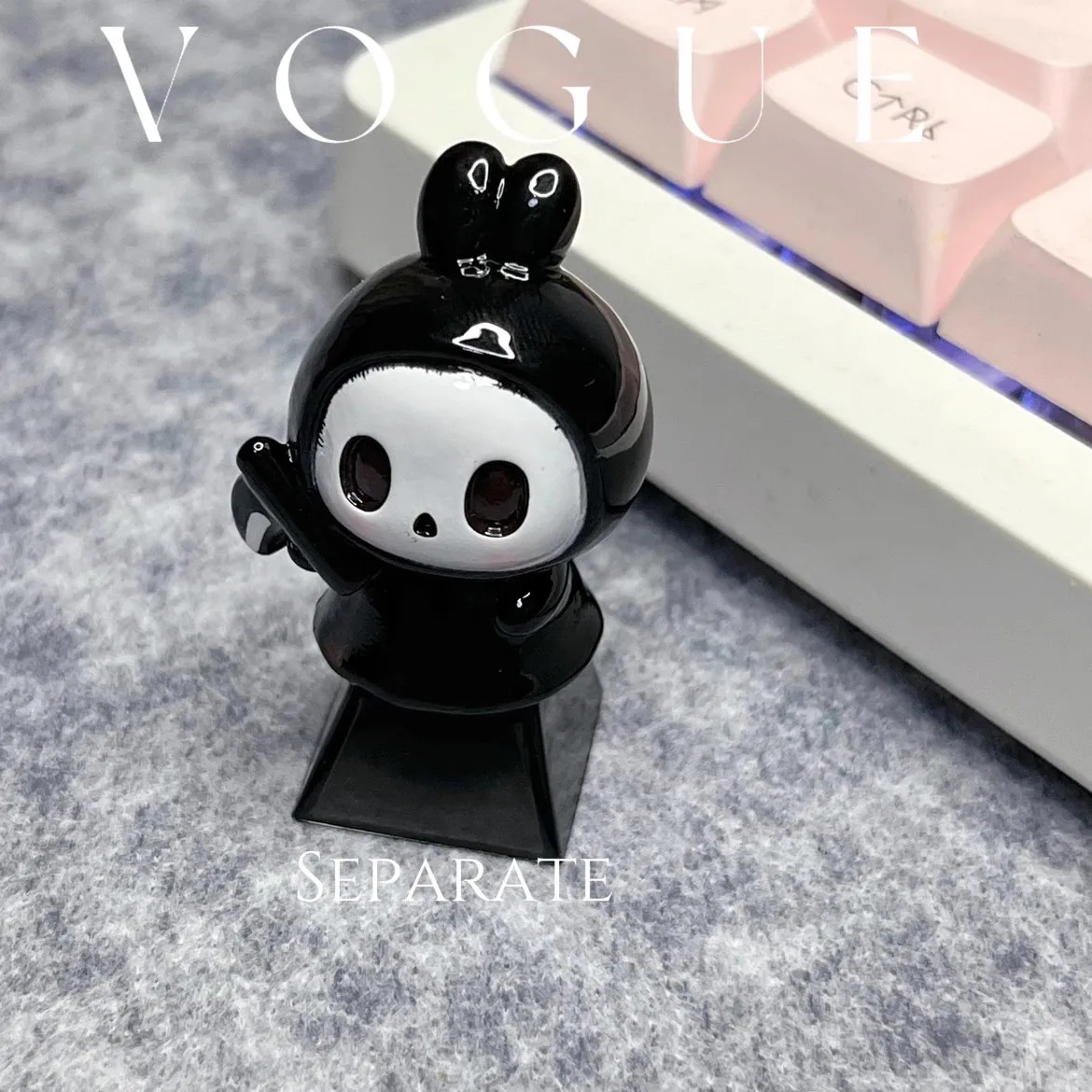 Cute Ghost Keycap Cross Axis Game Mechanical Keyboard Halloween Gift R4 ESC Transparent High Transparency Keycap