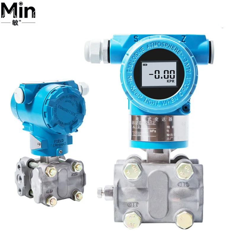 3051 SIL Certified In-Line Differential Pressure Transmitter 4-20mA Output Industrial Pressure Transmitter for Lab Testing