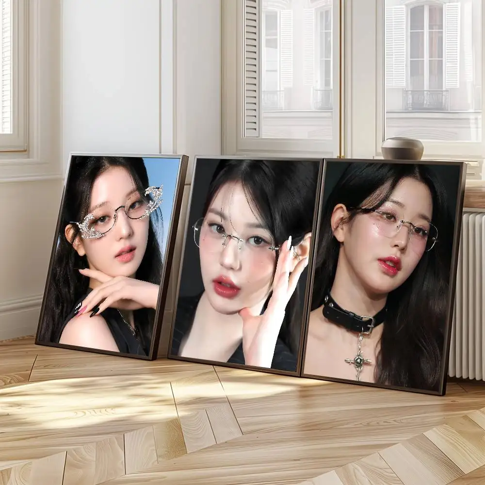 Wonyoung  anime self-adhesive mural, classic movie stickers, extra-large wallpaper for bedroom