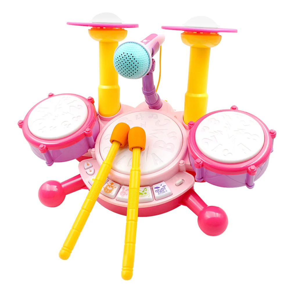 متعددة الوظائف طبلة موسيقى الجاز لوحة مفاتيح البيانو الإلكترونية إكسيليفون 3 في 1 مجموعة أدوات الموسيقى للأطفال تعلم هدية للأطفال الصغار