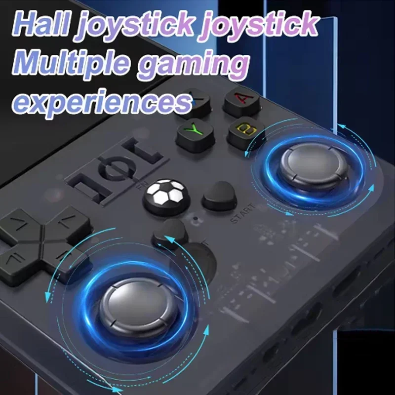 R36MAX Retro Handheld Video Game Console Portable 4-inch IPS Screen 64GB 128GB Game Players Emulator for PS1/PSP/MD/N64/CPS1/SFC