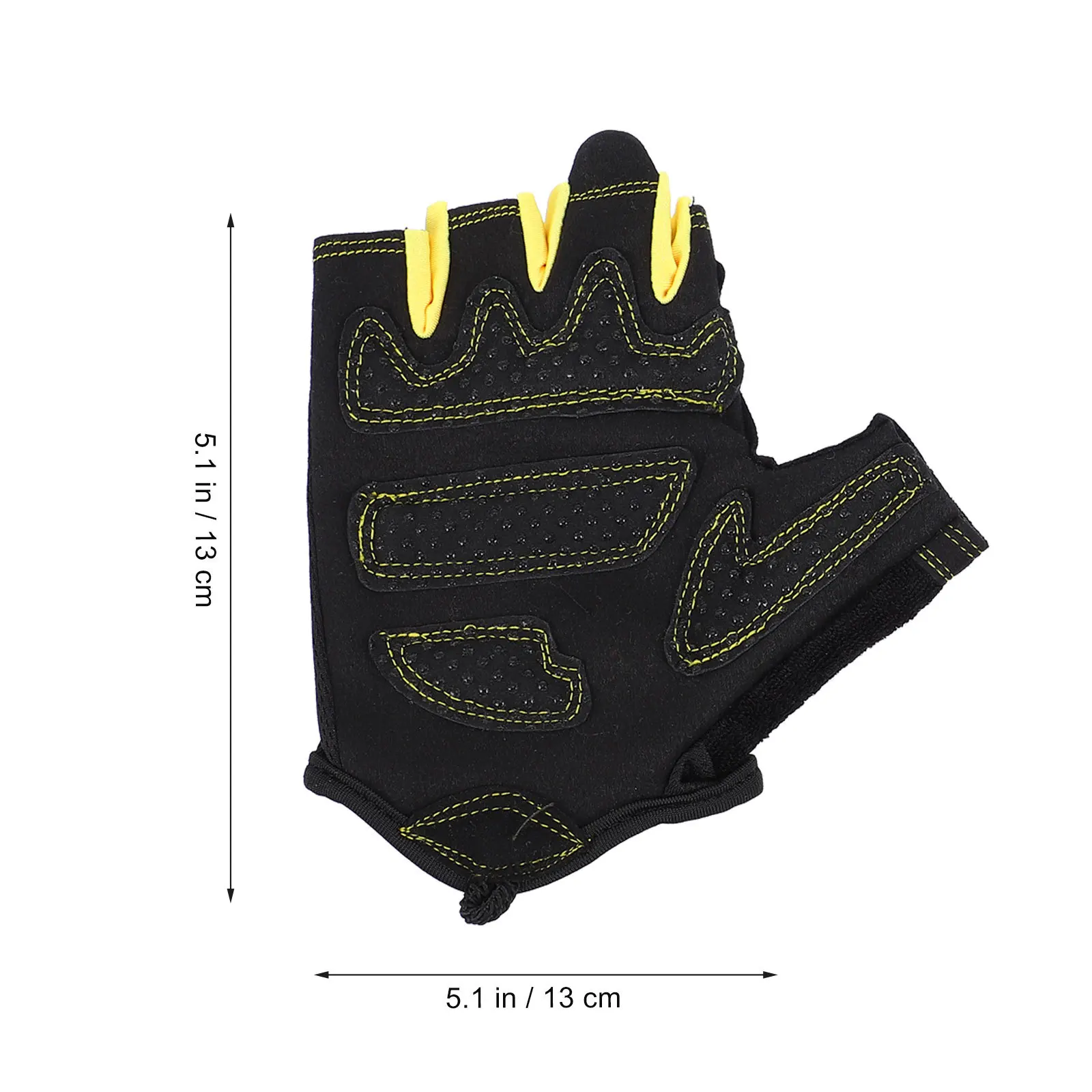 زوج واحد من قفازات نصف اصبع قابلة للتنفس لركوب الدراجات والمشي لمسافات طويلة وركوب الخيل والرياضات الخارجية المقاومة للرياح قفازات اللياقة البدنية للدراجة