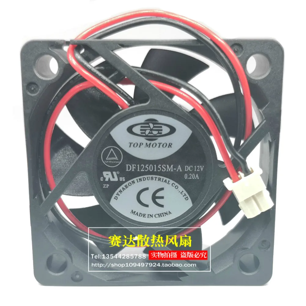 New TOP MOTOR DF125015SM-A 5015 12V 0.2A Cooling Fan 50*50*15mm