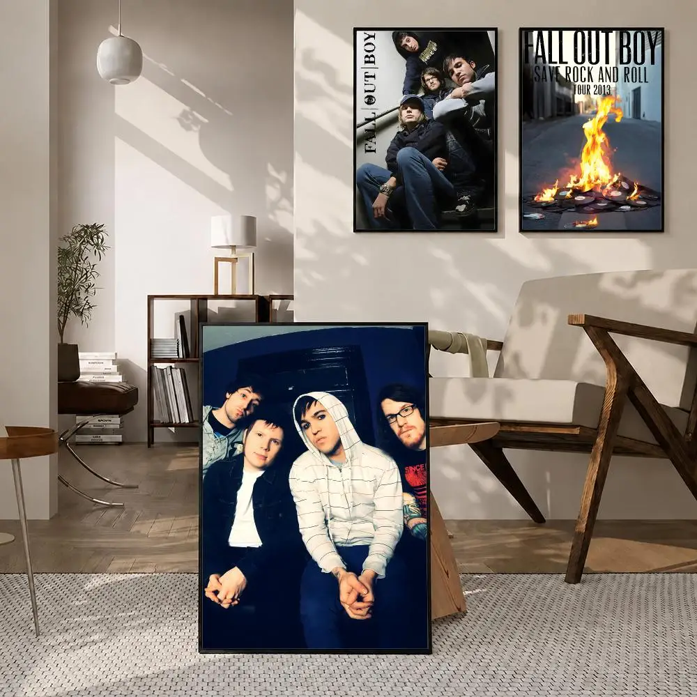 Singer Fall Out Boy Poster High-definition  stickers, suitable for bedroom, living room, home decoration
