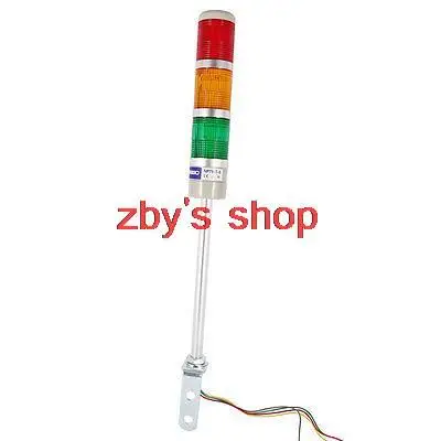 dc-12v-多層赤オレンジ緑光工業用警告信号塔ランプ