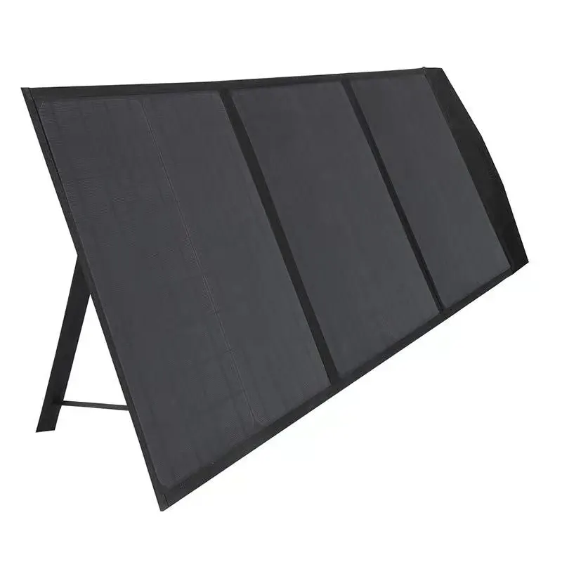 3-Fold 500W Foldable Solar Panel Single Crystal Silicon USB 5V DC 18V Fast Charging Mobile Phone/ Fan/ Mobile Power Supply