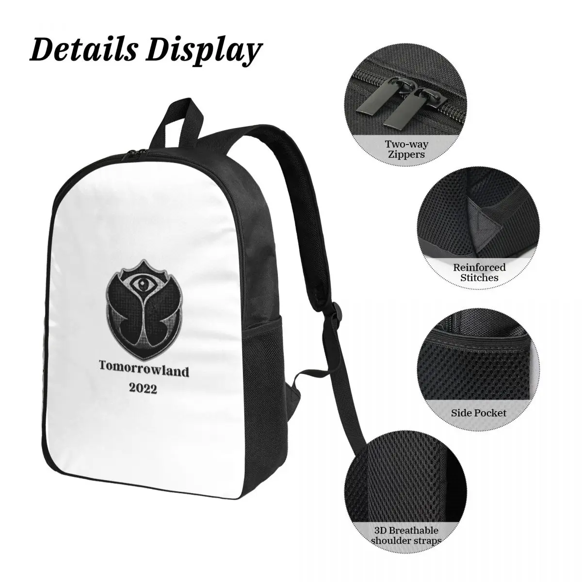 تومورولاند الكبار كاوبوي على ظهره طالب صبي بنات BookBag حقيبة مدرسية كمبيوتر محمول حقائب كتف 3ps معزول حقيبة الغداء مقلمة #3