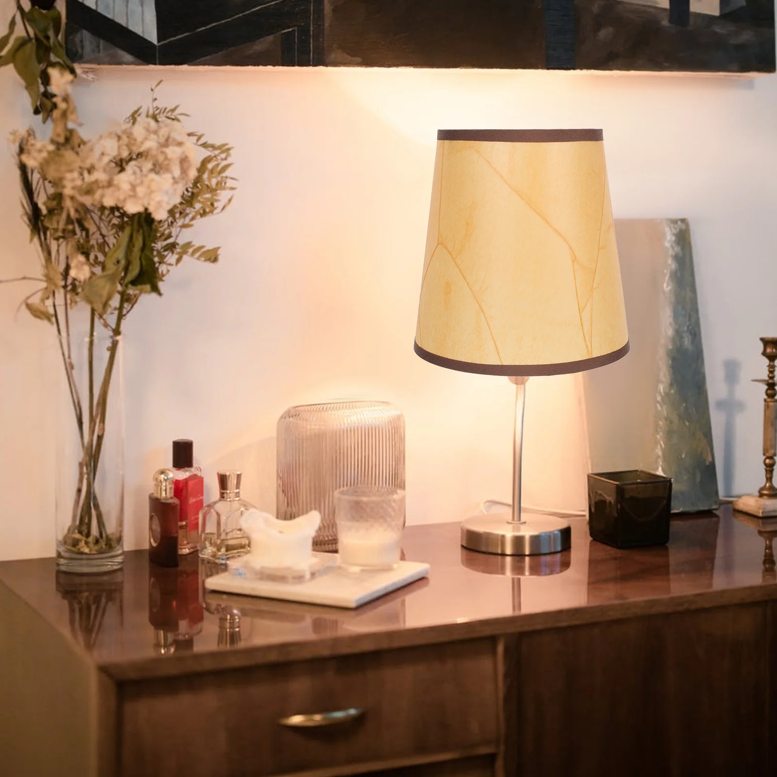 

Тканевый художественный абажур E14, прочный тканевый абажур премиум-класса для настольной люстры, настенные торшеры, домашний декор