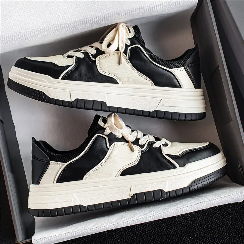 Spring 2024 Men's Thick Bottom Sports Shoes New Style Popular American Style Student Universal Matched Small Audience Shoes