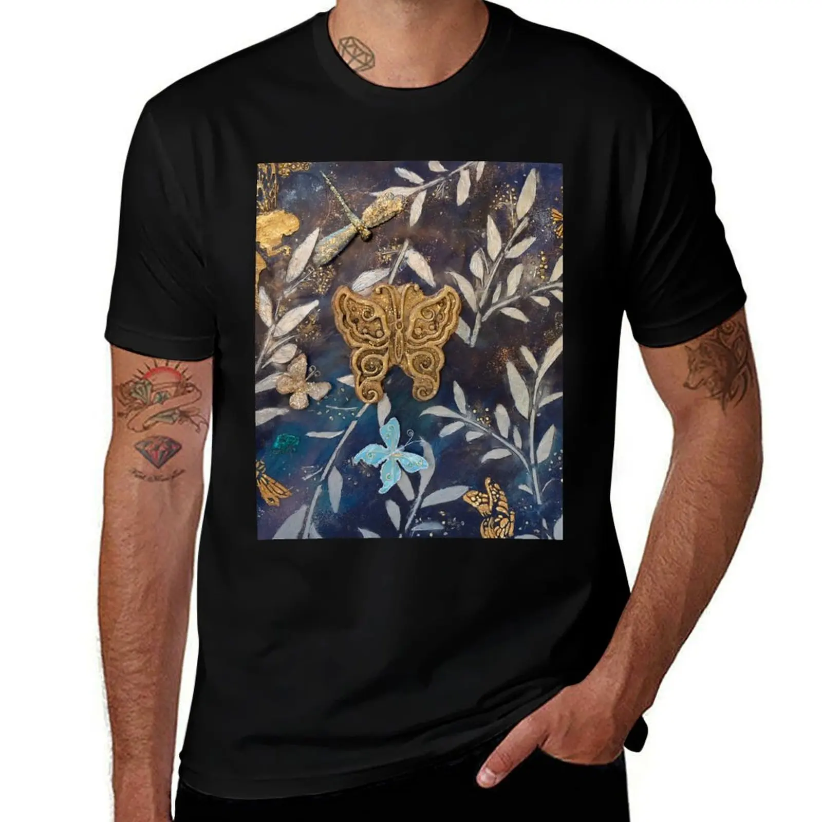 Midnight in the Garden of the Golden Butterfly T-Shirt new edition oversized t shirt man clothes Short sleeve tee men