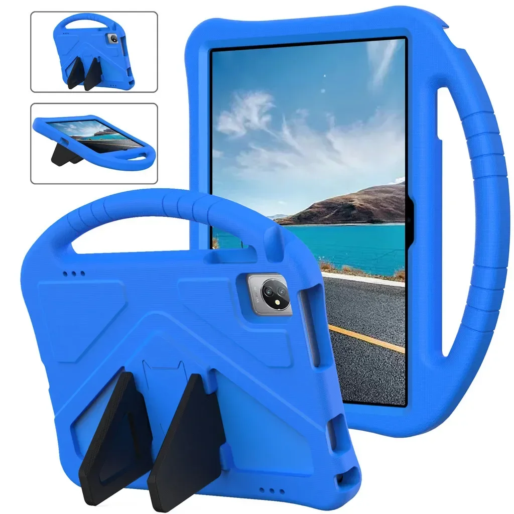 For Tecno MegaPad 10 T1001 10.1 Inch 2024 Tablet Cover EVA Shockproof Shell Stand Casing Kids Friendly Portable Handle Casing
