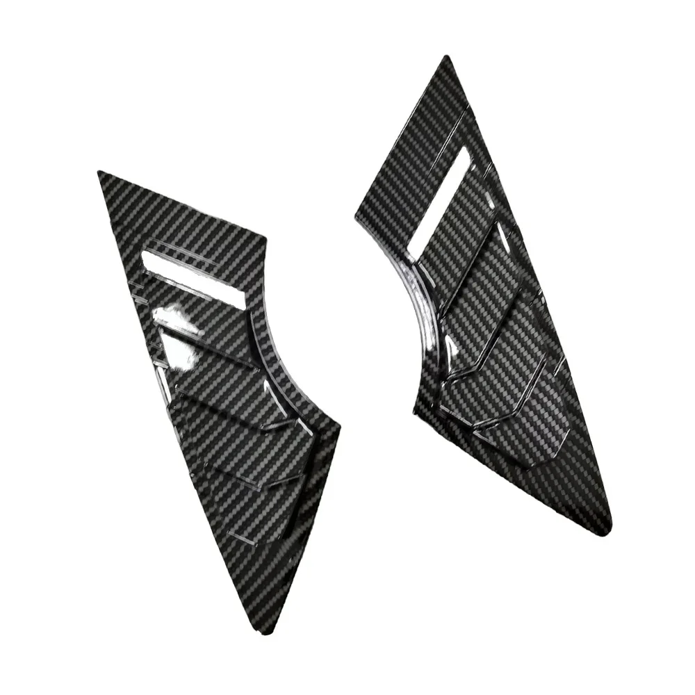 For KIA K3 Forte Cerato 2013-2018  Car Front Window Louver Shutter Cover Side Vent Trim Sticker Scoop ABS Exterior Accessories