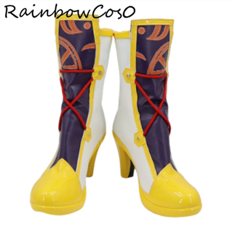 Chrono Genesis Umamusume Pretty Derby Scarpe Cosplay Stivali Gioco Anime Party Halloween RainbowCos0 W4820