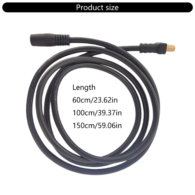 Panel solar XT60 a DC8mm Cable adaptador 14AWG XT60 a conectores DC8mm