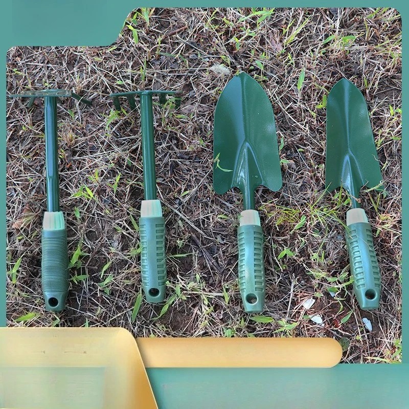 Horticulture 4-piece outdoor vegetable digging shovel for household use