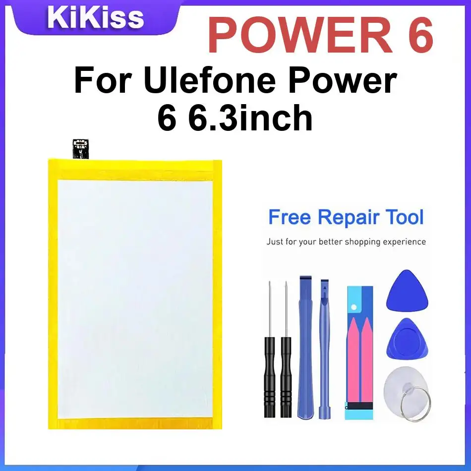 Mobile Phone Battery POWER 6 For Ulefone Power 6 6.3inch Replacement Batteries