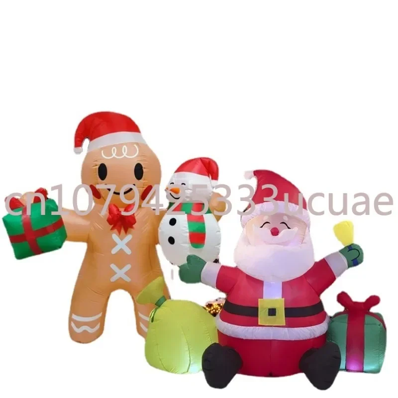 New Arrival Design Inflatable Christmas Gingerbread Man Snowman Amazon Cheaper