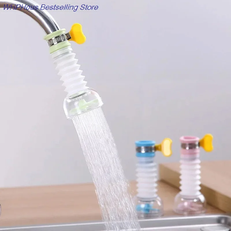 360°Swivel Extension Kitchen Faucet Aerator Telescopic Hose Sprayer Filter Diffuser Water Saving Nozzle Bath Faucet Connector