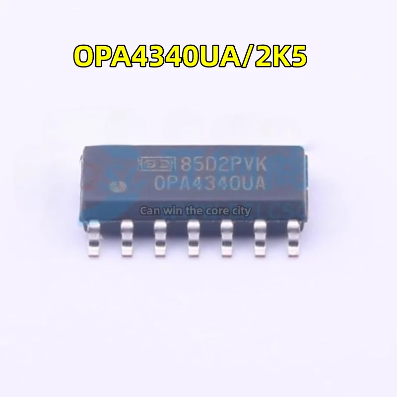 10 PCS / LOT new OPA4340UA OPA4340UA / 2K5 operational amplifier chip package SOP14 original