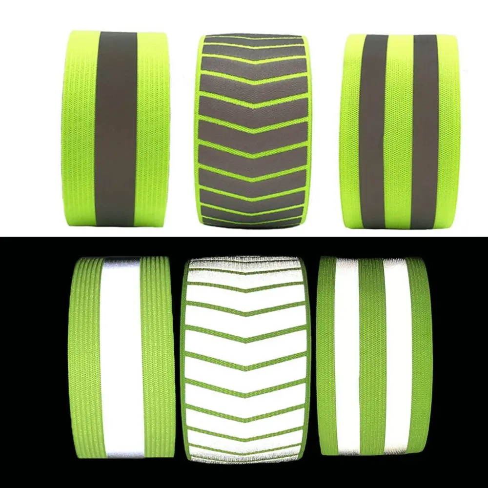 Pants Hand Leg Fishing Accessories Reflector Wristband Sport Tape Warning Armband Bike Safety Alert Cycling Reflective Strips