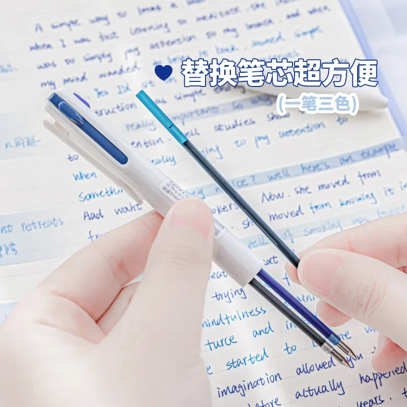 2pcs Kawaii Gel Pen Color Highlighter Set School Students Writing Pens Lot Ins Korean Japanese Kawaii School Stationery Supply