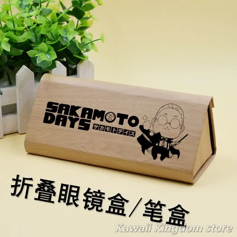 SAKAMOTO DAYS Taro Sakamoto Shin Lu Fold Federmäppchen, schützendes Hartbrillenetui, tragbare Aufbewahrung, Sonnenbrillenbox