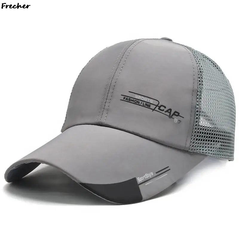 Fashion Sports Golf Caps Adjustable Belts Tennis Cap Breathable Mesh Cotton Headwear Sun Hats Women Men Fishing Snapback Hat