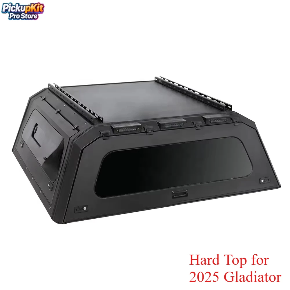 

Factory Direct Heavy Duty Steel Hardtop Canopy 4X4 Waterproof 3-Door Lockable Exact Fit for 2025 Gladiator