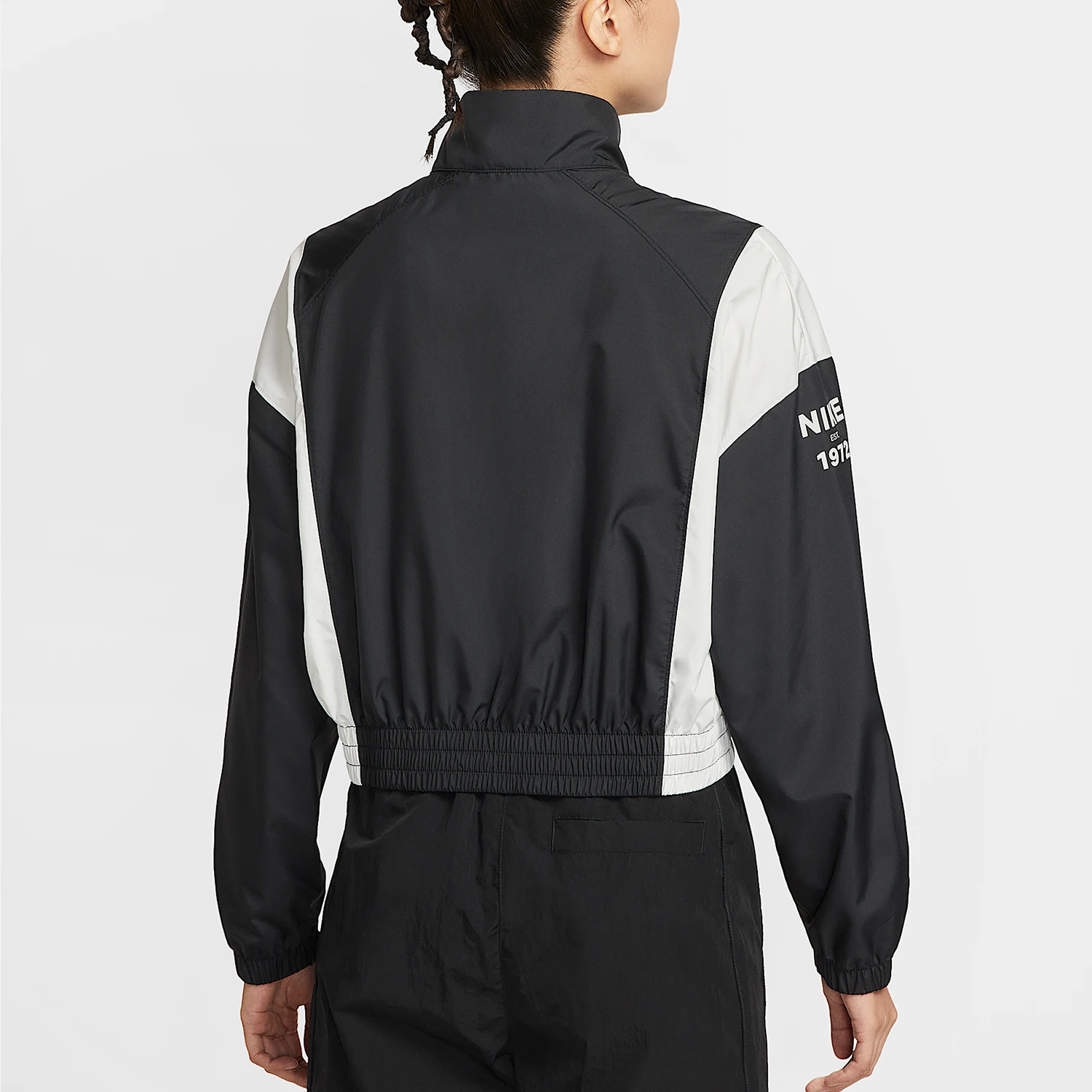 Nike genuine Sportswear women's woven patchwork loose jacket IH8479-010