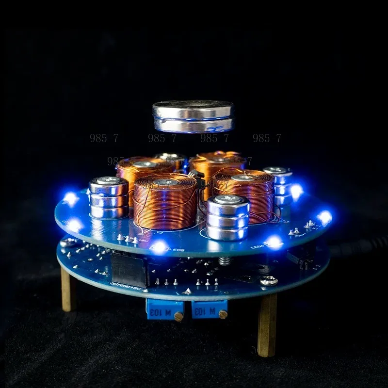 2-5W Magnetic Levitation DIY Kit, PCB Soldering Practice Module with 150g Max Load for Electronic Learning