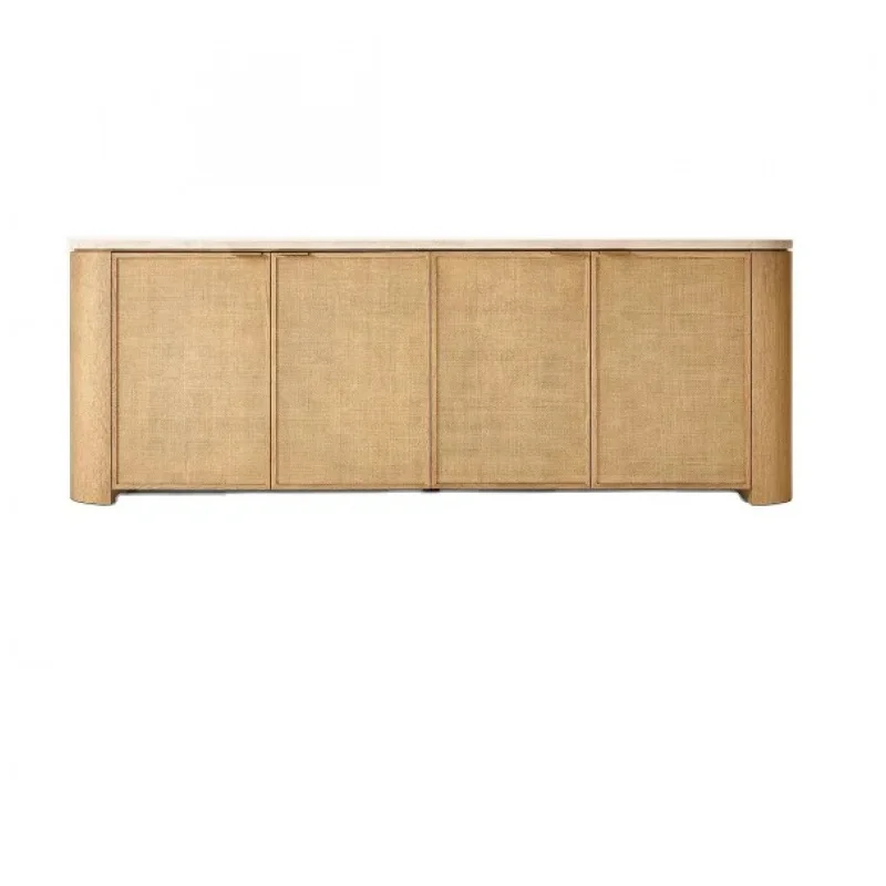 custom.American Solid Wood High-end Tableware Cabinet