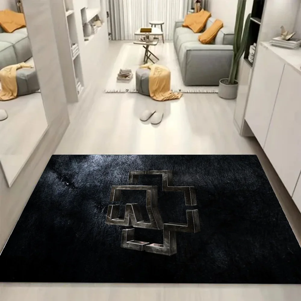 1pc Rammstein Bathroom Absorbent Mats Anti-Slip Mats Home Decor Supplies Carpets Home Kitchen Floor Mats