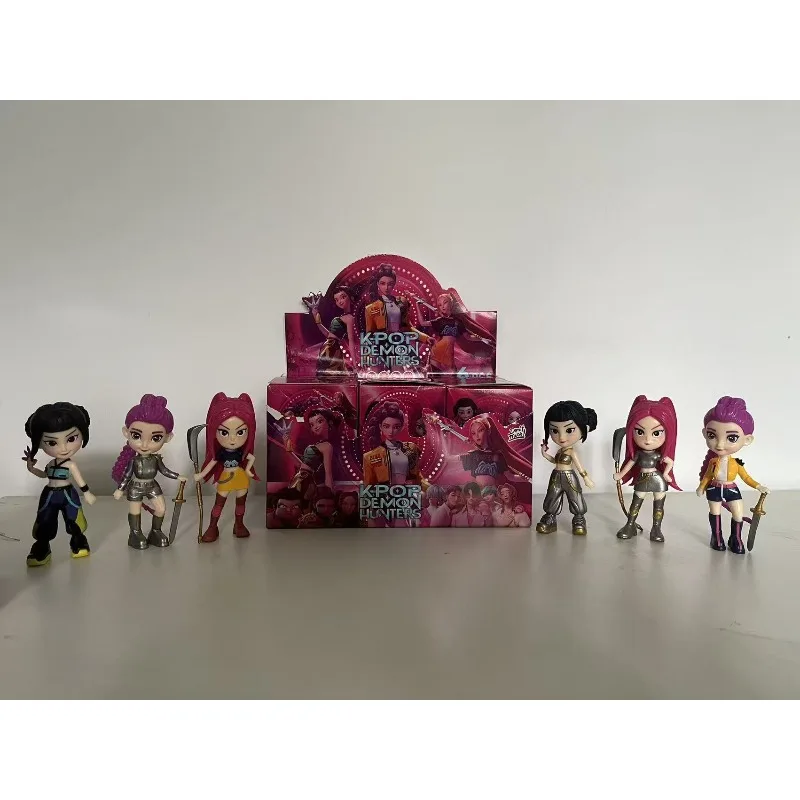 Nowe K-Pop HUNTR/X Blind Box - Rumi/Mira/Zoey Figurki Winylowe PVC, Figurki Anime, Kolekcjonerskie Zabawki Ręcznie Robione ​