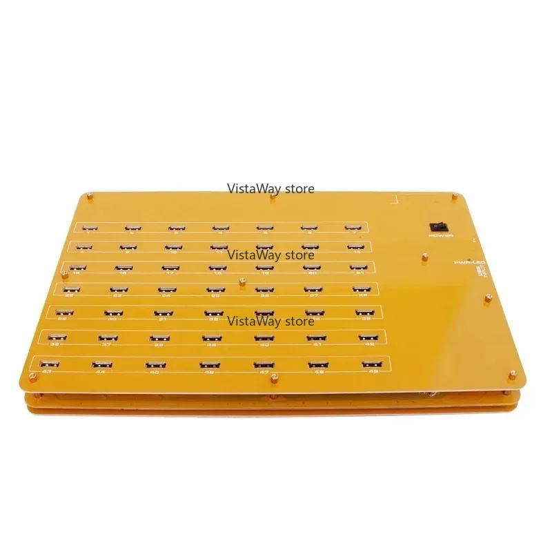 Лидер продаж, 49-портовый промышленный концентратор USB 2.0, 49-портовых компьютеров, высокоскоростной разветвитель, многоинтерфейсный USB-концентратор