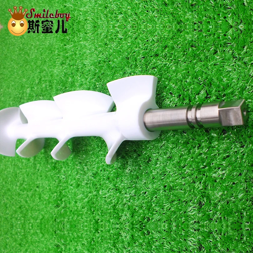 Ice Cream Maker Mixer Shaft White Parts Ocean Power Spiral Rod Mixer Mixer Shaft Ice Cream Maker Whisk Rod Replacement Parts