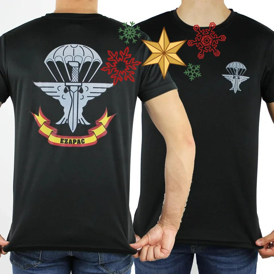 Spanish Air Force Special Operations Unit Spain Paratroopers T-Shirt 100% Cotton Summer O-Neck Short Sleeve Casual Mens T-shirt