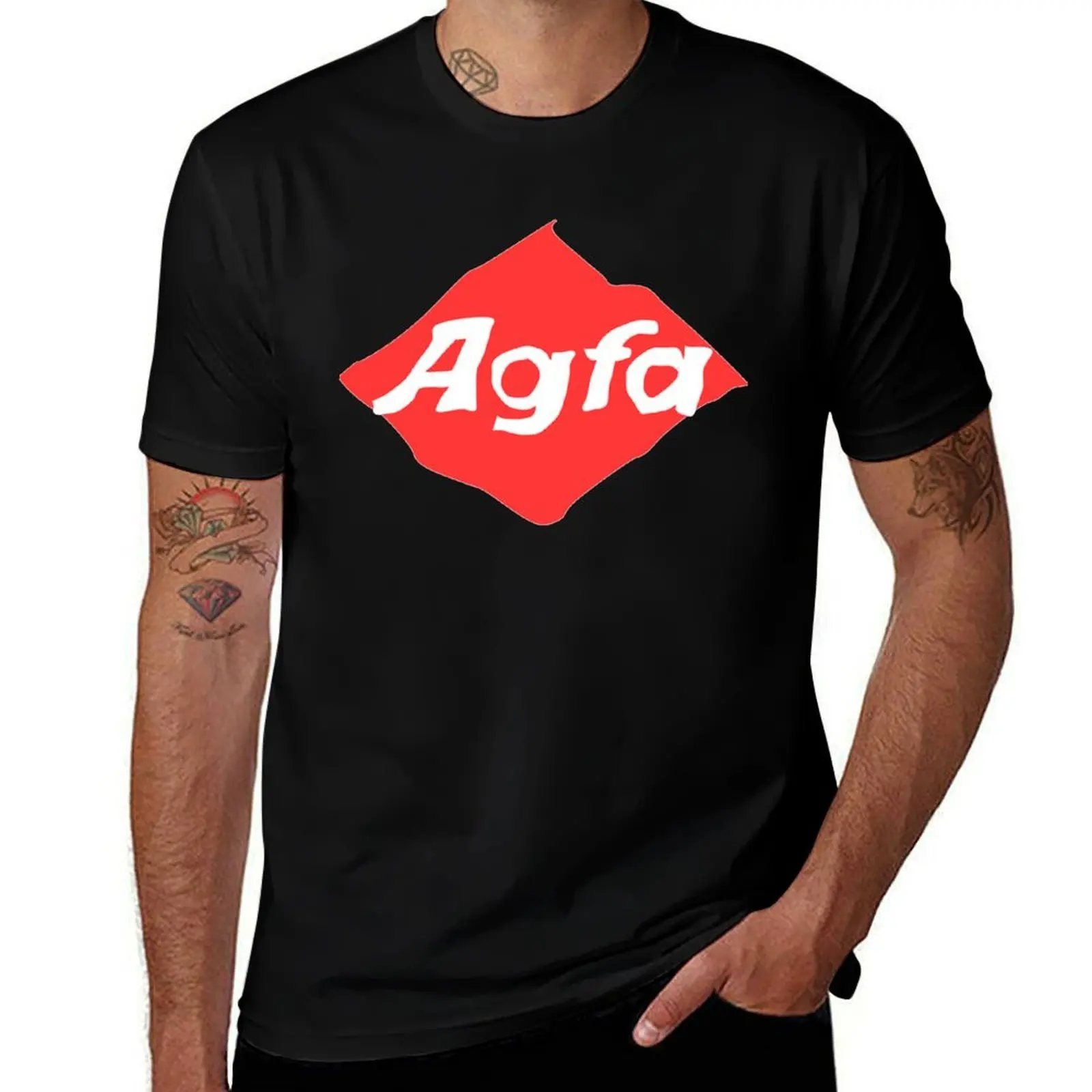 

Agfa T-Shirt t shirt custom print t shirt man luxury T-Shirt