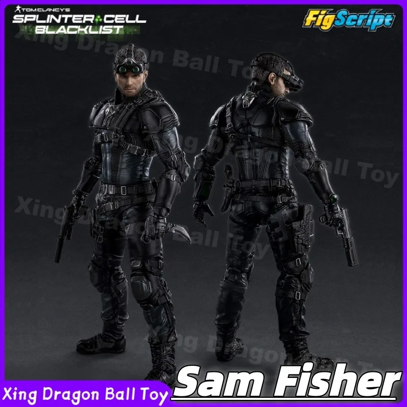 CCS TOYS FigScript Series Tom Clancy's Splinter Cell: Blacklist Sam Fisher Figura de Acción a Escala 1/12 - Juguete Coleccionable Ideal para Regalo
