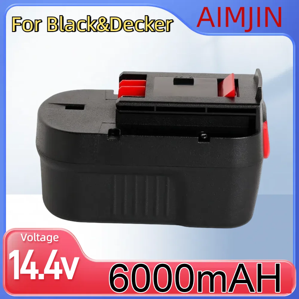 

Аккумулятор 14.4V HPB14 для Black and Decker, 6000 мАч, Ni-Mh, замена для Firestorm FSB14 FS140BX 499936-34