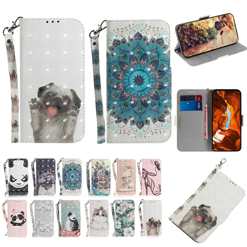 

Stand Flip Wallet Case For Tecno Spark 10 20 Pro Plus 4G 10C 8C 7P 8t 9T G0 2024 2023 2020 4 6 7 8 9 PRO 3D Protect Phone Cover