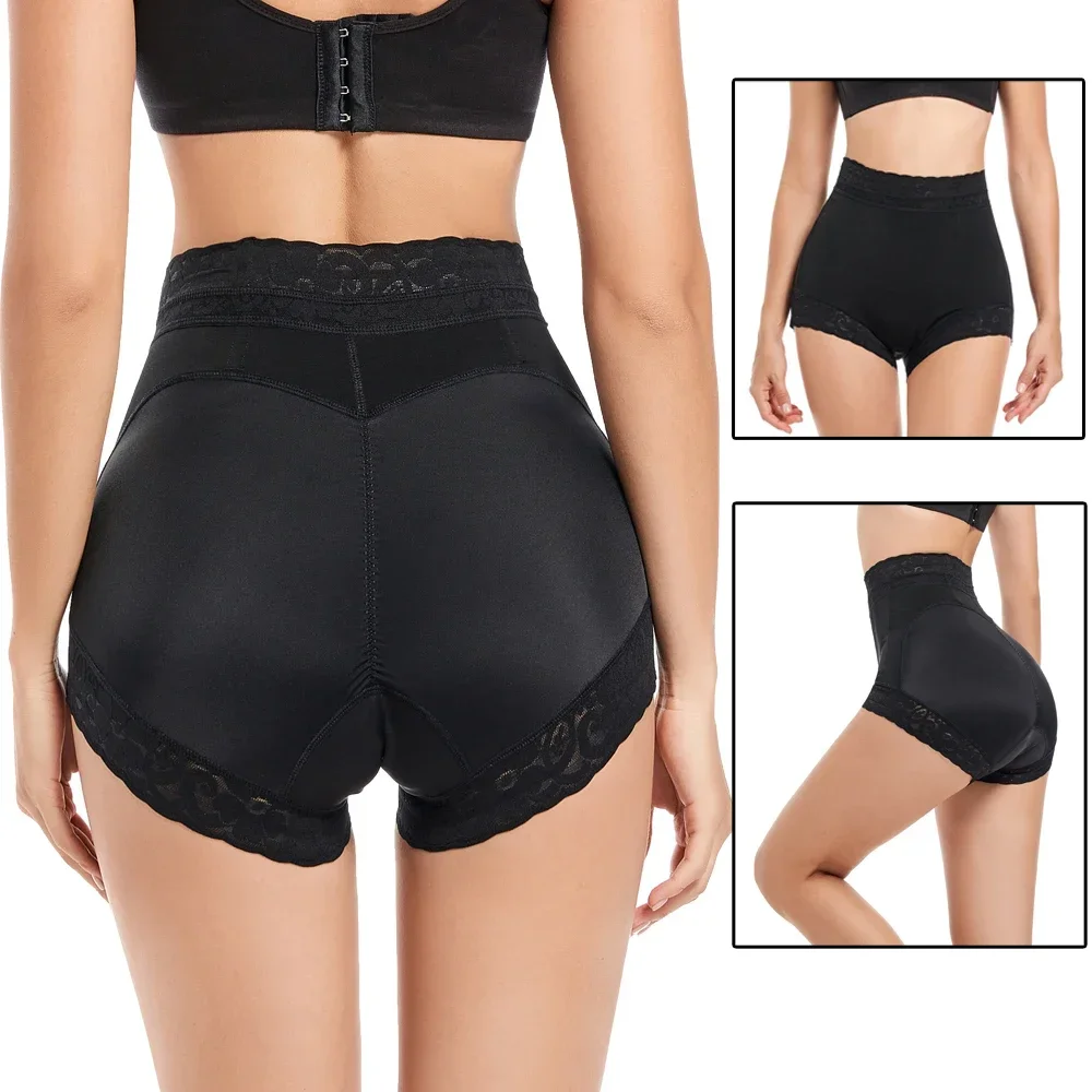 Reducing and Shaping Girdles for Women Hip Lifter Booty Tummy Control Shapewear Panties Girdles with Buttocks and Hip Fillings