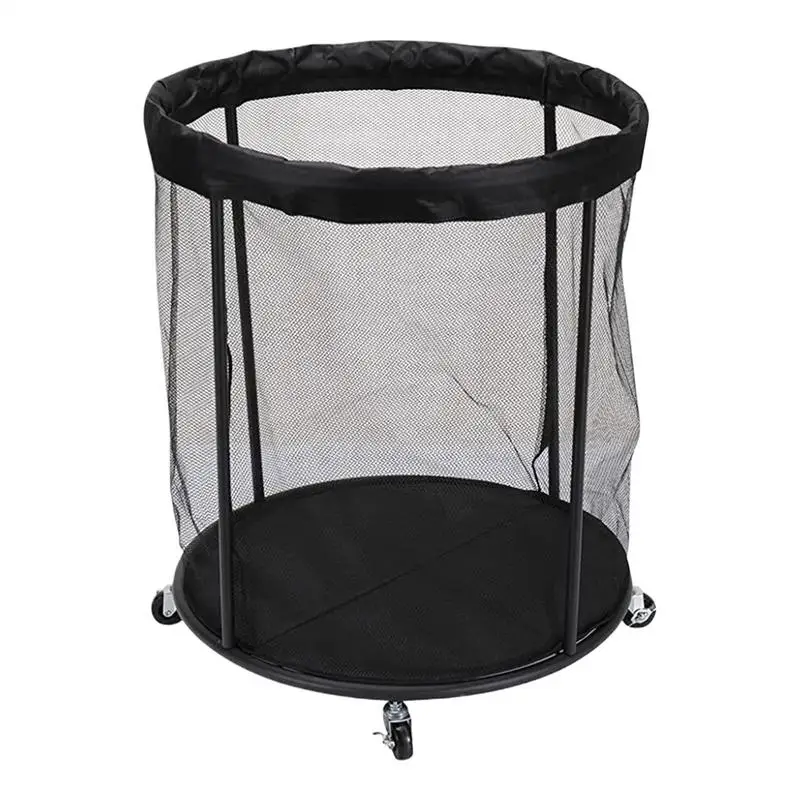 

Ball Bin Sports Ball Storage Portable Container Box Large Capacity Basket Net For Outside Garage Sports Pool Patio Garden Deck